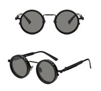 Adjustable Polarized Sunglasses for Men Women - Stepless Dimming ND Filter, Photochromic HD Lens, Aviation Aluminum Magnesium Frame for Driving Fishing Outdoor (Black)