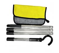 Adjustable Pool Cleaning Hook Retractable Metal Poles Retrieval Hook Skimmer for Pools Maintenance Pool Hooks for Poles