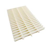 Adjustable Pool Drain Grate Cover 5.9"-11.8" - 6PCS Durable Plastic Overflow Grates for Indoor/Outdoor Safety, Efficient Water Drainage, Anti-Slip Design, Long-lasting Q