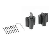 Adjustable Pool Gate Hinges, Self-Closing Gate Hinges with Alignment Legs, Heavy Duty Nylon Hinges for Wrought Iron Wood Vinyl Fence Safety