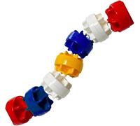 Adjustable Pool Lane Divider 24ft-36ft with Buoys, Anti-Wave Swimming Pool Safety Rope for Inground & Above Ground Pools, Durable Nylon Wire Rope (4.7in SWR, 17m/56ft)