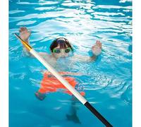 Adjustable Pool Pole Telescopic 20 16 13 FT, Flexible Water Rescue Hook Bar with Non Slip Handle for Yachts/Boats/Docks, Life-Saving Equipment(White,19.7ft/6m)