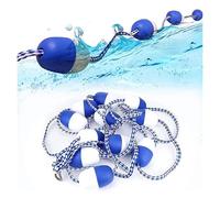 Adjustable Pool Safety Rope with Pre-Installed Hooks for Swim Lane Division and Enhanced Safety