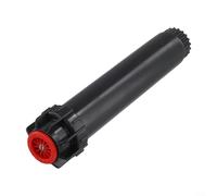 Adjustable Popup Sprinkler Head with 360 Degree Spray Range for Garden Use, Compatible with 12 Inch Male Thread Pipes for Various Plant Heights (red)