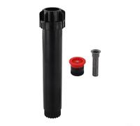 Adjustable Popup Sprinkler Head with 360 Degree Spray Range for Garden Use, Compatible with 12 Inch Male Thread Pipes for Various Plant Heights (grey)