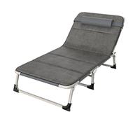 Adjustable Portable Camping Cot - 4-Position Folding Design with Mattress for Outdoor Sleeping, Backpacking, Travel, Lightweight, Easy Setup, Compact, Durable