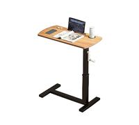 Adjustable Portable Church Podium Stand Height Adjustable Lectern for Laptop Speaker Classroom Presentations Brown with Card Slot (80x40cm)