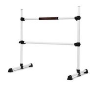 Adjustable Portable Double Freestanding Ballet Bar - Ideal for Home Studio Training, Dance Stretching, Pilates, and Fitness Practice