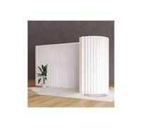 Adjustable Portable Folding Paper Kraft Room Divider White & Brown Various Sizes (8x2m/26.25x6.5FT) Independent for Home & Office