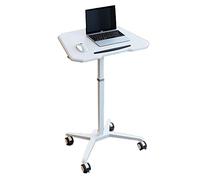 Adjustable Portable Lectern Podium Stand - Mobile Height-Adjustable Speaker Stand for Laptop, Ideal for Restaurants, Weddings, Events, and Presentations