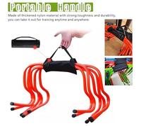 Adjustable Portable Mini Agility Hurdles - 5 Pack for Speed Training, Perfect for Football & Athletic Jumping Practice, Enhance Performance & Agility Skills
