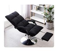 Adjustable Portable Stool with Footrest - Rotatable Height-Adjustable Chair for Salon Beauty and Nail Services - Compact Design for Easy Mobility and Comfort