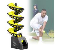 Adjustable Portable Tennis Ball Machine, Pickleball Launcher with Height & Angle Control, for Kids & Beginners Practice