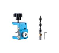 Adjustable Positioner Drill Guide Locator Door Panel Installation Jigs Furniture Connecting Hole Puncher Tool Easy to Use Adjustable Positioner Drill Guide Locator