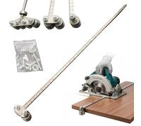 Adjustable Positioning Calipers for Precise Measurements & Easy Wood Cutting, Stainless Steel Precision Cutting Guide, Adjustable Guide Rail, Measuring Tools for Circular Saws (Double axis 60cm