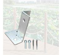 Adjustable Post Anchor Brackets, Post Anchor Base 70mm Base Width for Pergola/Fence/Deck, Stainless Steel Post Base Construction for Street Lamp Poles(1pc)