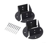 Adjustable Post Base Bracket Fits 2x2 for 4x4 6x6 Wood Adjustable(4pcs)