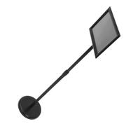 Adjustable Poster Stand Stainless Steel A4 Poster Display Stand Floor Sign Holder for Store Advertising Easel Easy Disassemble(Black)