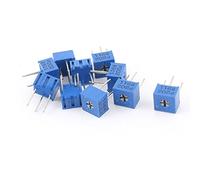 Adjustable Potentiometer Fixed Resistors Trimmer Variable Resistor Single Resistors 3362P-202 10Pcs AMNzOgOdL