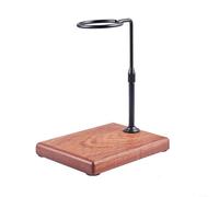 Adjustable Pour Over Coffee Dripper Stand with Rotating Filter Holder and Walnut Wood Base for Brewing Station Use in Coffee Shops and Home Settings (blackA)
