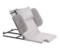 Adjustable Power Lifting Bed Backrest with Remote Control, Washable Cushion & Headrest, 2-80° Sit-Up Support for Comfortable Eating and Resting
