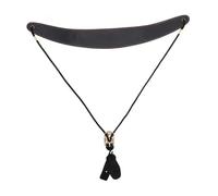 Adjustable Practical Clarinet Neck Strap Single Shoulder Strap Metal Buckle For Clarinet Accessories (Color : Bk)