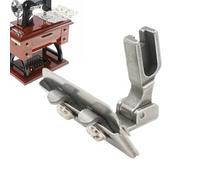 Adjustable Presser Foot with Elastic Band, Adjustable and Multifunctional Sewing Machine Accessories, for Heming, Crimping, Piping, Blind Stitching, Rolled , Knitted and Woven Fabrics