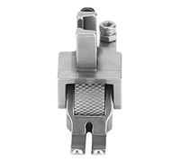 Adjustable Pressure Flat Sewing Machine Presser Roller Press Foot, Sew Machine Press Foot for Thick Fabric, Leather, Curtains & Upholstery, Metal and Rubber Options (Pressure adjustable twist wheel