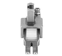 Adjustable Pressure Flat Sewing Machine Presser Roller Press Foot, Sew Machine Press Foot for Thick Fabric, Leather, Curtains & Upholstery, Metal and Rubber Options (Pressure adjustable plastic wheel