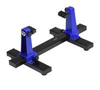 Adjustable Printed Circuit Board Holder for Soldering and Assembly - 360 Degree Rotation PCB Clamp - Supports Boards up to 200mm Width with Four Thickness Settings - Metal and