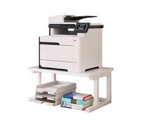 Adjustable Printer Stand Multifunctional Storage Shelf for Office Printers Space-Saving Desk nizer Home & Office Use White Finish Sturdy and Stylish Design