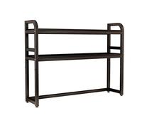 Adjustable Printer Stand with Storage Shelf Black Double-Layer Desktop nizer for Printers & Office Supplies Space-Saving Printer Rack for Home & Office