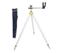 Adjustable Prism Pole Tripod 80-124cm Height Aluminum Alloy Surveying Rod Support Bracket