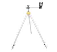 Adjustable Prism Pole Tripod, Lightweight and Sturdy Aluminum Alloy Surveyor Stand with Enhanced Stability for Ground Surveys