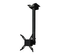Adjustable Projector Stand & Mount Bracket - Wall/Ceiling Holder with 118" Extension Pole Supports 22Lbs Ideal for Home Theater & Presentations (Black)