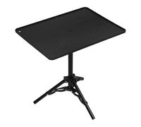 Adjustable Projector Stand Table with Tripod and Dual Trays for Desktop and Outdoor Use Compact Height and Angle Flexible Support for Projector and Laptop Accessories