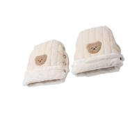 Adjustable Protective Gloves for Parents Seniors Caregivers Warm Waterproof Hand Cover Cold Weather Accessories Adjustable Pram Gloves with Buttons