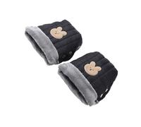 Adjustable Protective Gloves for Parents Seniors Caregivers Warm Waterproof Hand Cover Cold Weather Accessories Adjustable Pram Gloves with Buttons