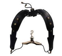 Adjustable PU Leather Saxophone Shoulder Strap Neck Strap Tenors Saxophone Double Shoulder Strap Saxophone Harness