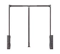 Adjustable Pull Down Aluminum Wardrobe Rail Extendable Hanging Clothes Hanger for Bedroom Closet Space Saving Solution for nized Wardrobes