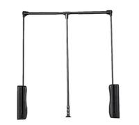 Adjustable Pull Down Wardrobe Rail - 30kg Capacity Space-Saving Closet Storage Solution Easy Lift Clothes for Maximizing Wardrobe Efficiency