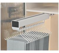 Adjustable Pull-Out Clothes Hanger - Versatile Skirt Trouser & Jean nizer - Space-Saving Wardrobe Storage Solution for Efficient Closet nization