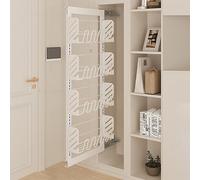 Adjustable Pull Out Shoe Rack, Stackable Metal Shoe Organizer for Closet, Narrow Hidden Storage for Entryway Hallway
