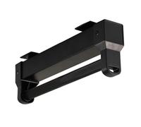 Adjustable Pull-Out Trouser Rack, 30-55cm Space-Saving Hanger Rail, 25Kg Capacity Wardrobe Organizer, Black Clothes Storage Solution for Efficient Closet Management