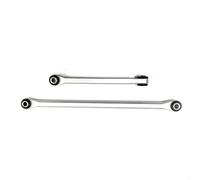 Adjustable Pull Rod Compatible With Axial For UTB18 1/18 RC Car Part 2pcs Aluminum Alloy Durable Steering Link Rod Steering Linkage Tie Rod(White)