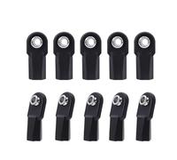 Adjustable Pull Rod Compatible With TRX4 For SCX10 For Element For Enduro TF2 1/10 RC Crawler Links Straight Angled Plastic M4 Rod Ends With 7mm Pivot Ball(Angled)