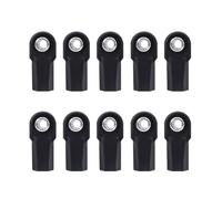Adjustable Pull Rod Compatible With TRX4 For SCX10 For Element For Enduro TF2 1/10 RC Crawler Links Straight Angled Plastic M4 Rod Ends With 7mm Pivot Ball(Straight)