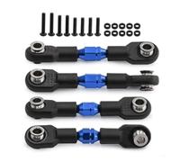 Adjustable Pull Rod For 4Pcs Adjustable Aluminium Alloy Turnbuckles Remote Controls Cars Upgrades Modifications Parts Accessories(Blue)