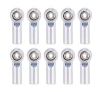 Adjustable Pull Rod For Axial For SCX10 For Tamiya CC01 YK4102 1/10 10/20Pcs Metal CW M3 Link Tie Rod End Ball Joint Ends RC Crawler Parts(Silver,10pcs)