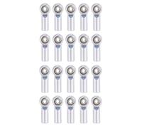 Adjustable Pull Rod For Axial For SCX10 For Tamiya CC01 YK4102 1/10 10/20Pcs Metal CW M3 Link Tie Rod End Ball Joint Ends RC Crawler Parts(Silver,20pcs)